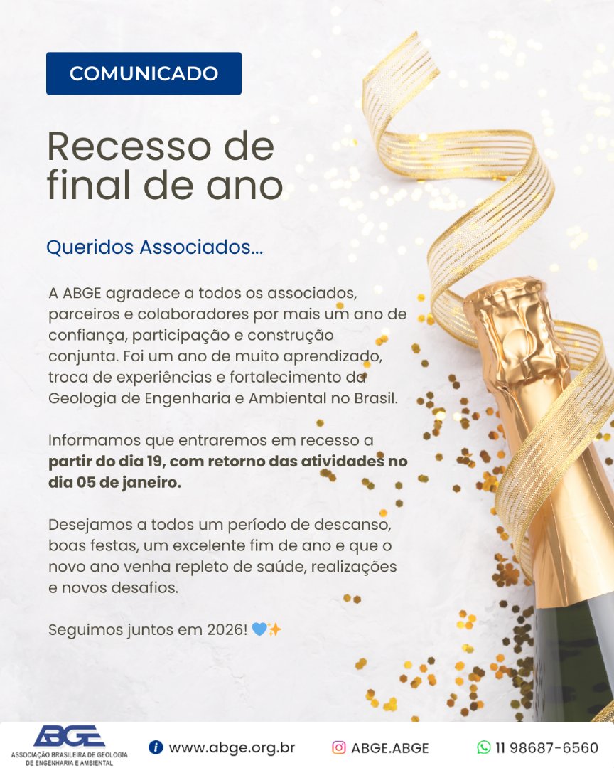 Capa da notícia RECESSO DE FIM DE ANO 